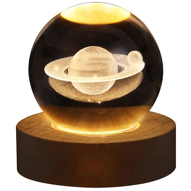 Crystal Orb Lamp