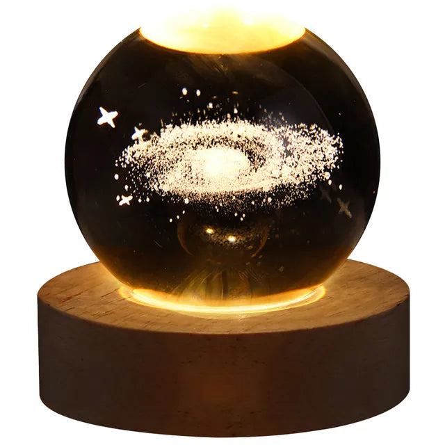 Crystal Orb Lamp