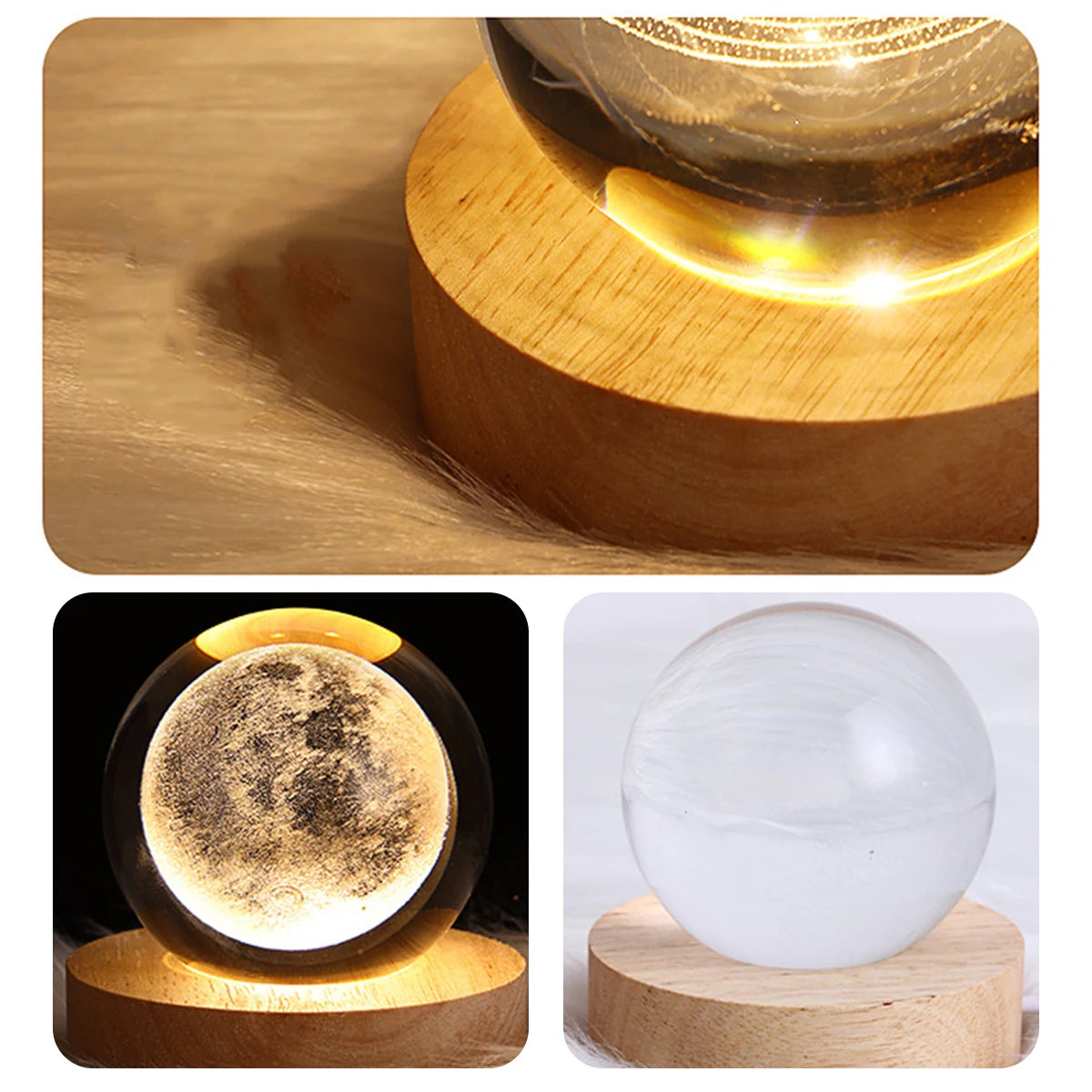 Crystal Orb Lamp